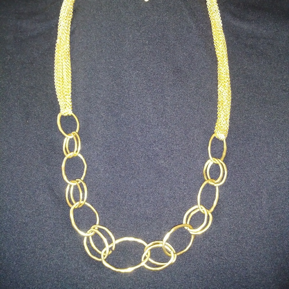 Long Alfani gold chain necklace